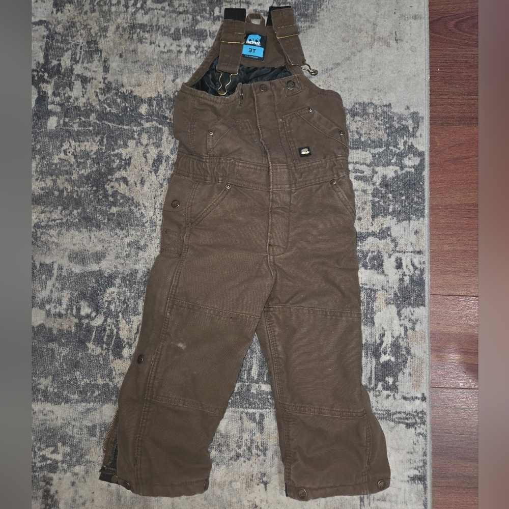 Children's Sturdy Brown Overalls